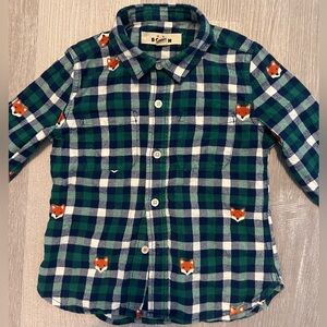BODEN boys flannel